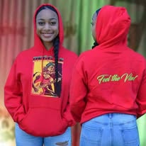 Wearable Art- Reggae Feel The Vibe Hoodies 002