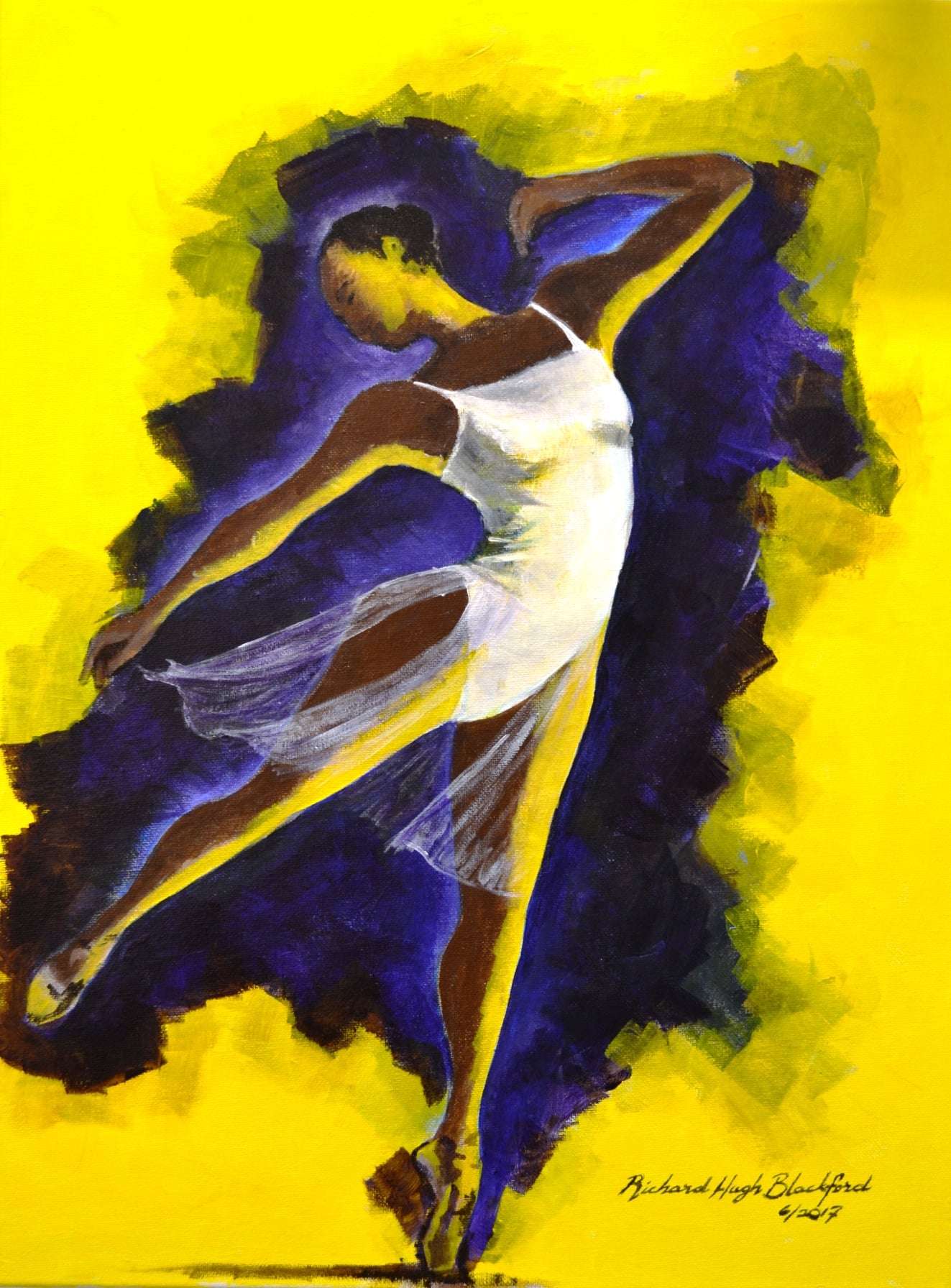 Giclee Print on Canvas-Dancer3