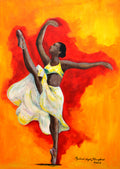 Giclee Print on Canvas-Dance002